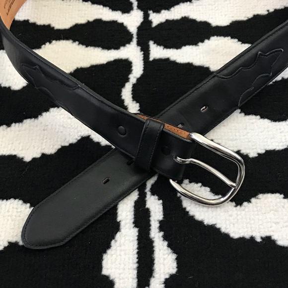 Ariat Black Leather Western Belt